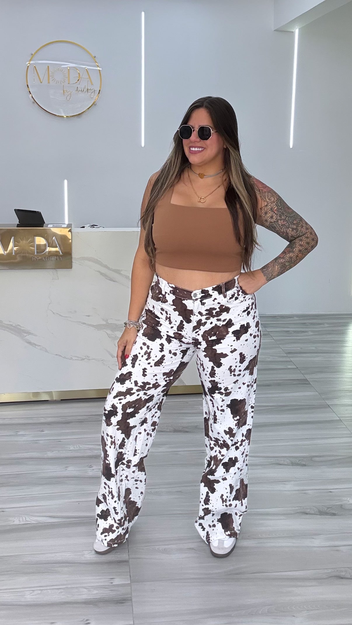 Pantalón Cow Print