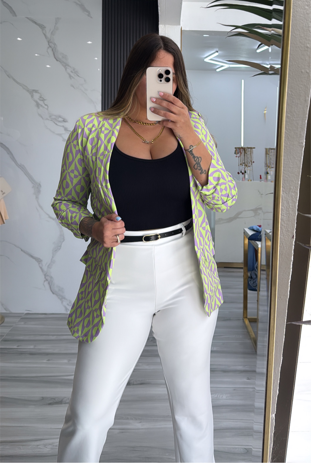 Print Blazer