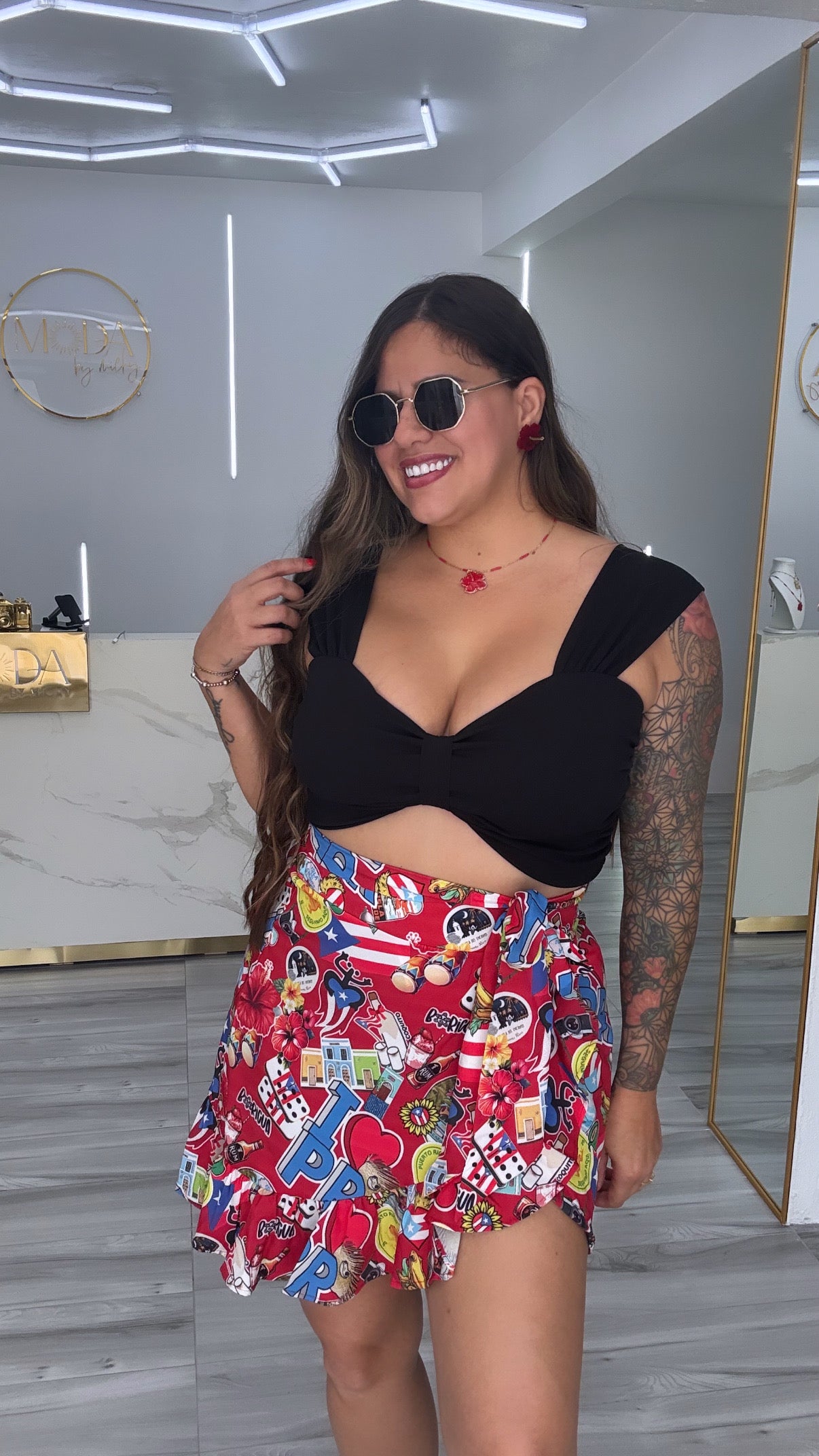 Mini Wrap Skirt
