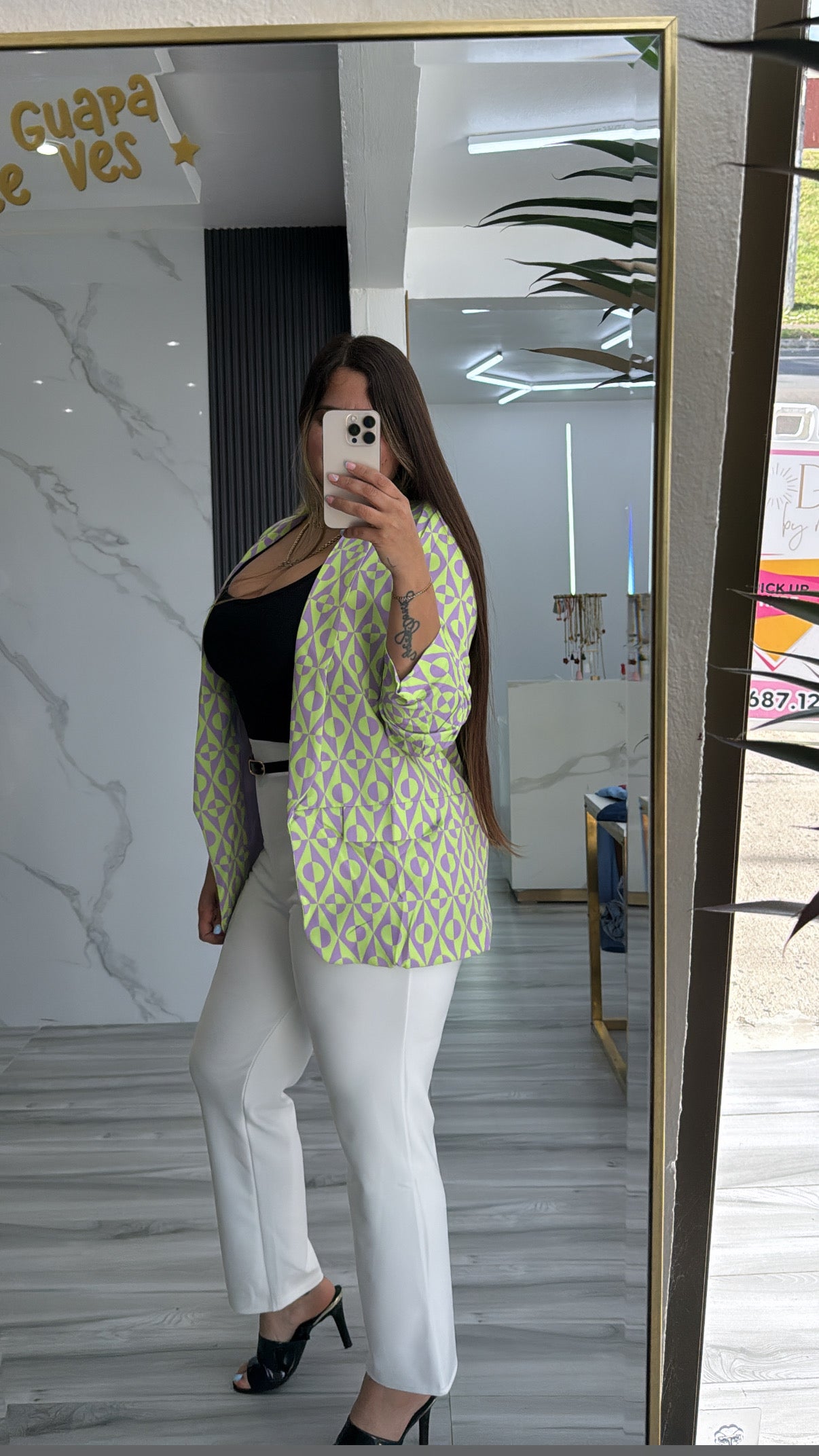 Print Blazer