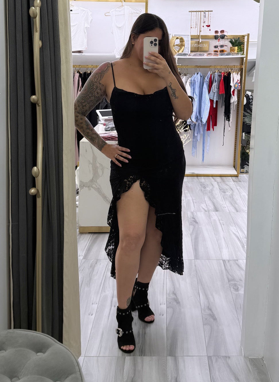 Lace Midi Dress