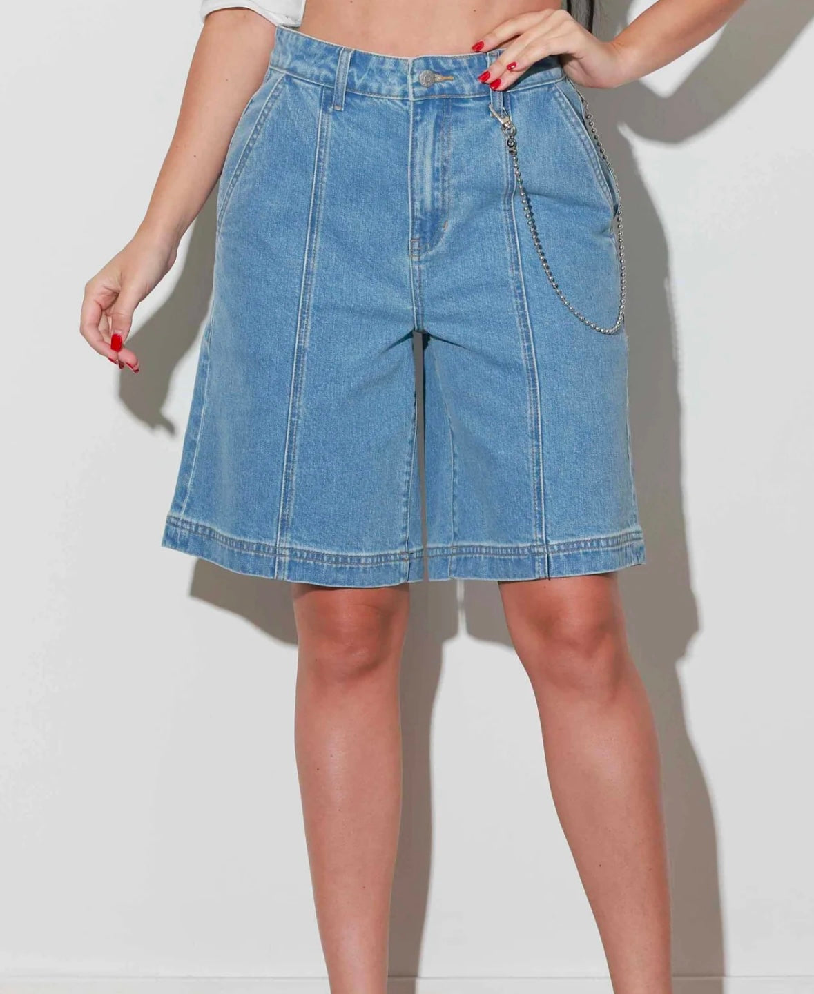 Jorts With Metal Charming