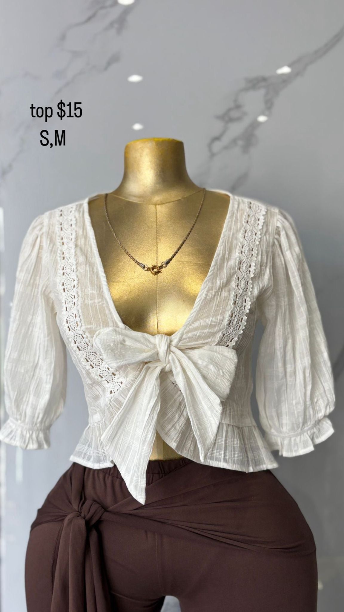 Boho Puff Sleeve Top