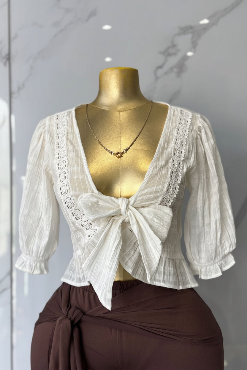 Boho Puff Sleeve Top