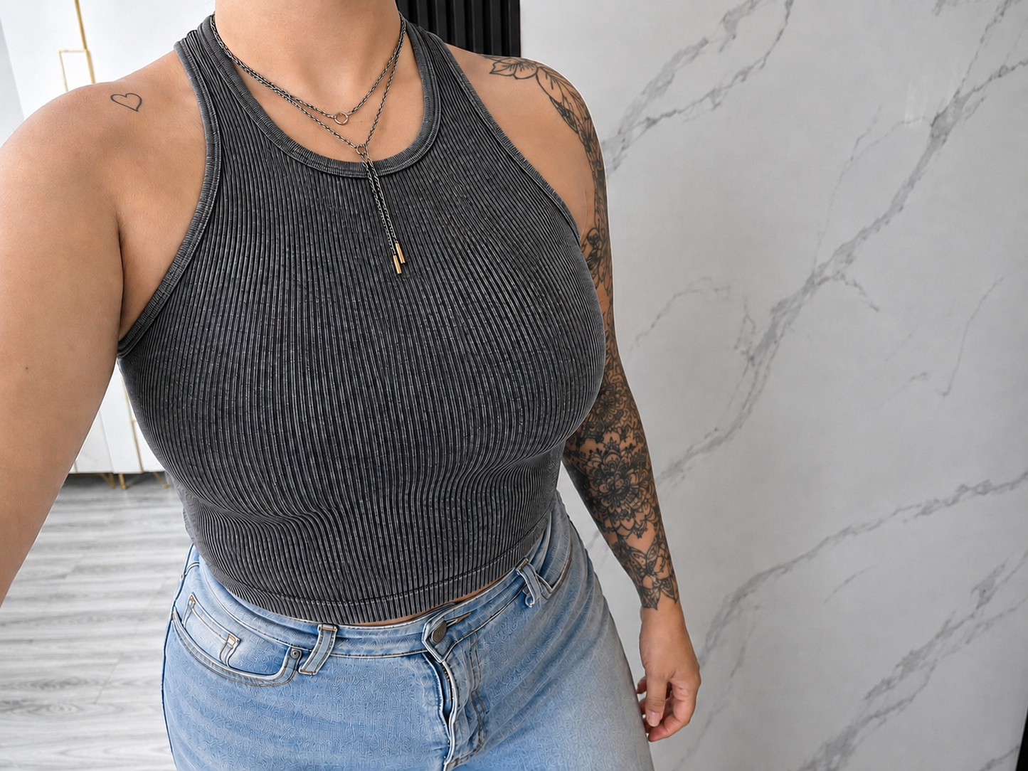 Washed Racerback Basic