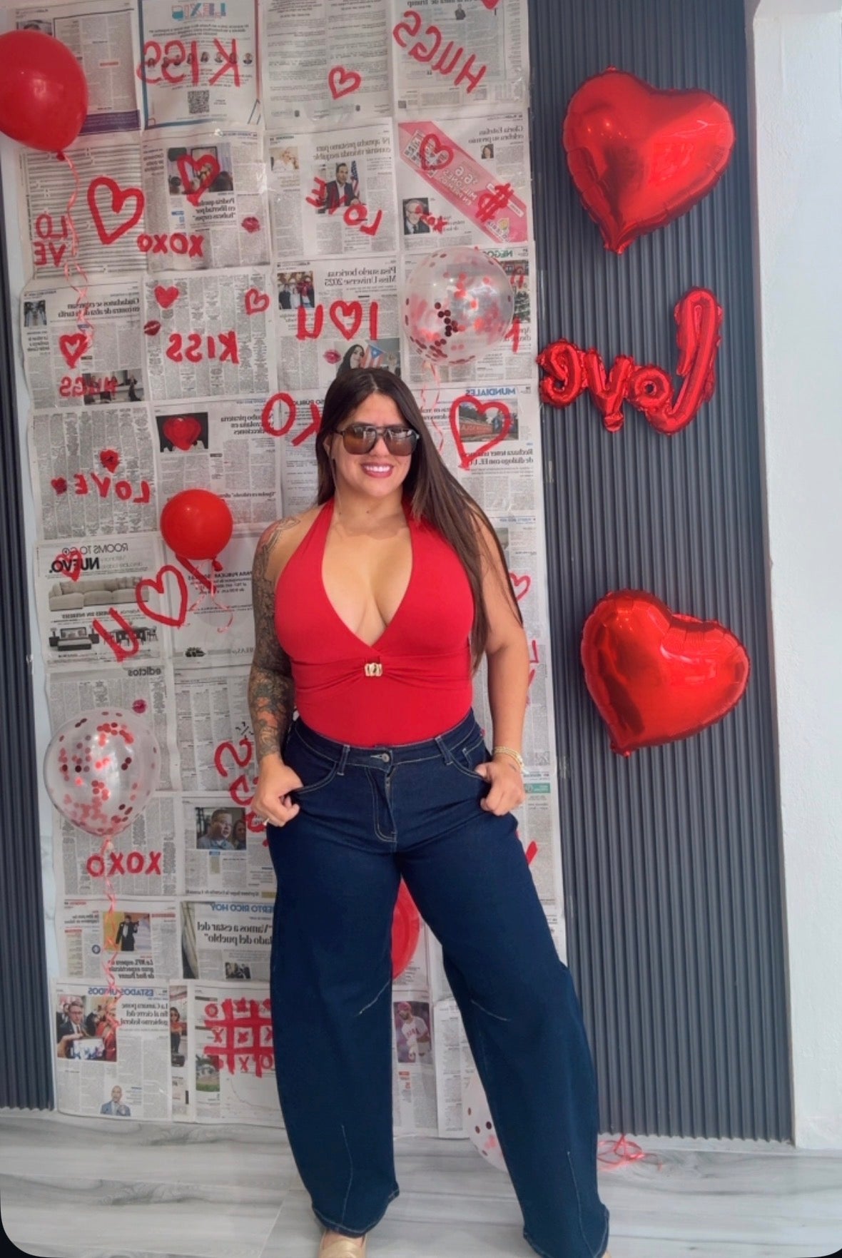 Denim Barrel Jeans