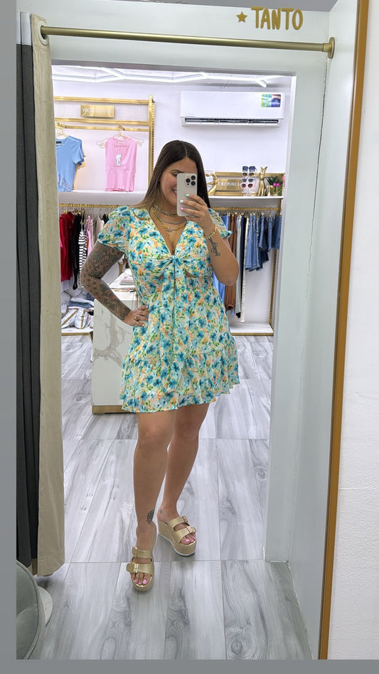 Floral Breeze Mini Dress