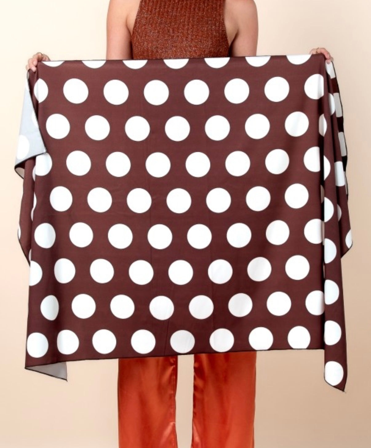 Print Long Square Scarf