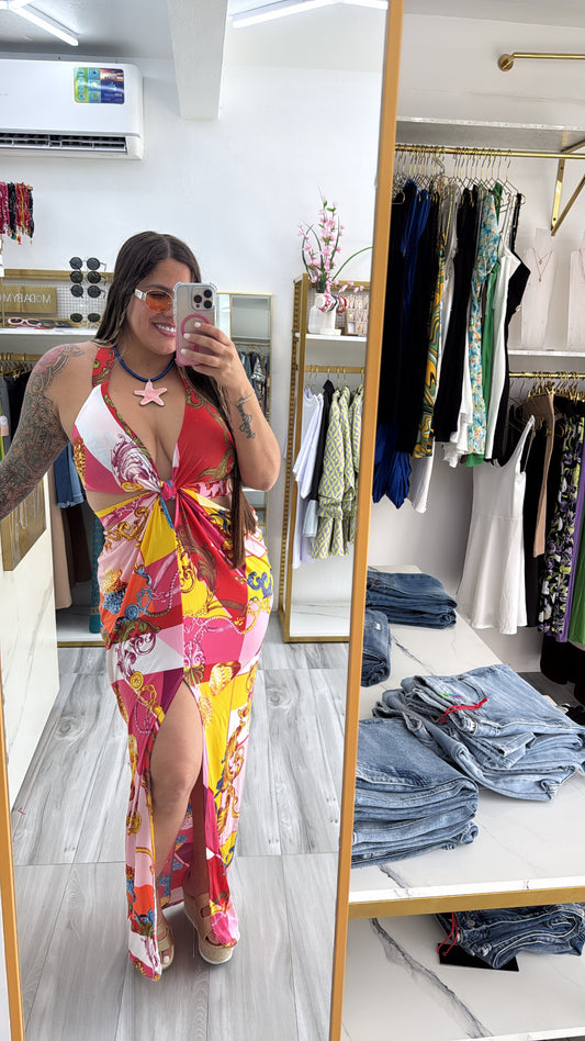 Maxi drees cut-out