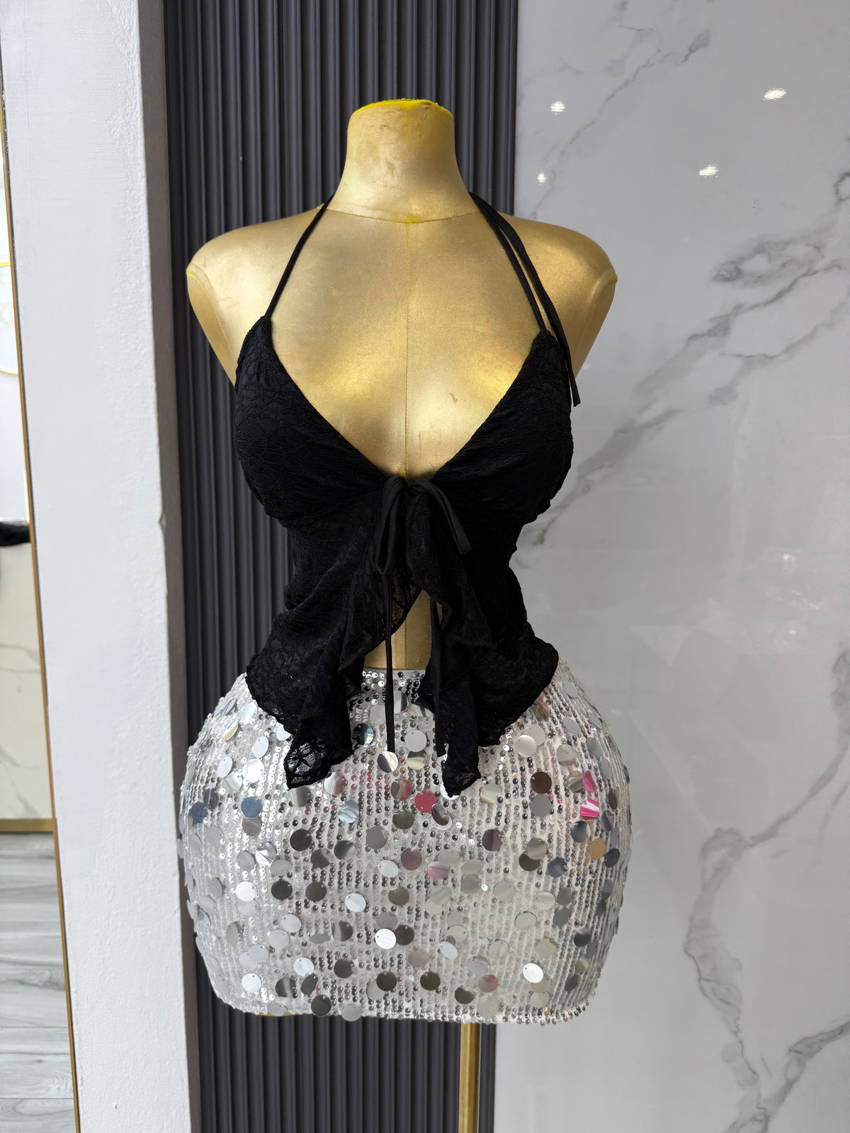 Sequin Skirt