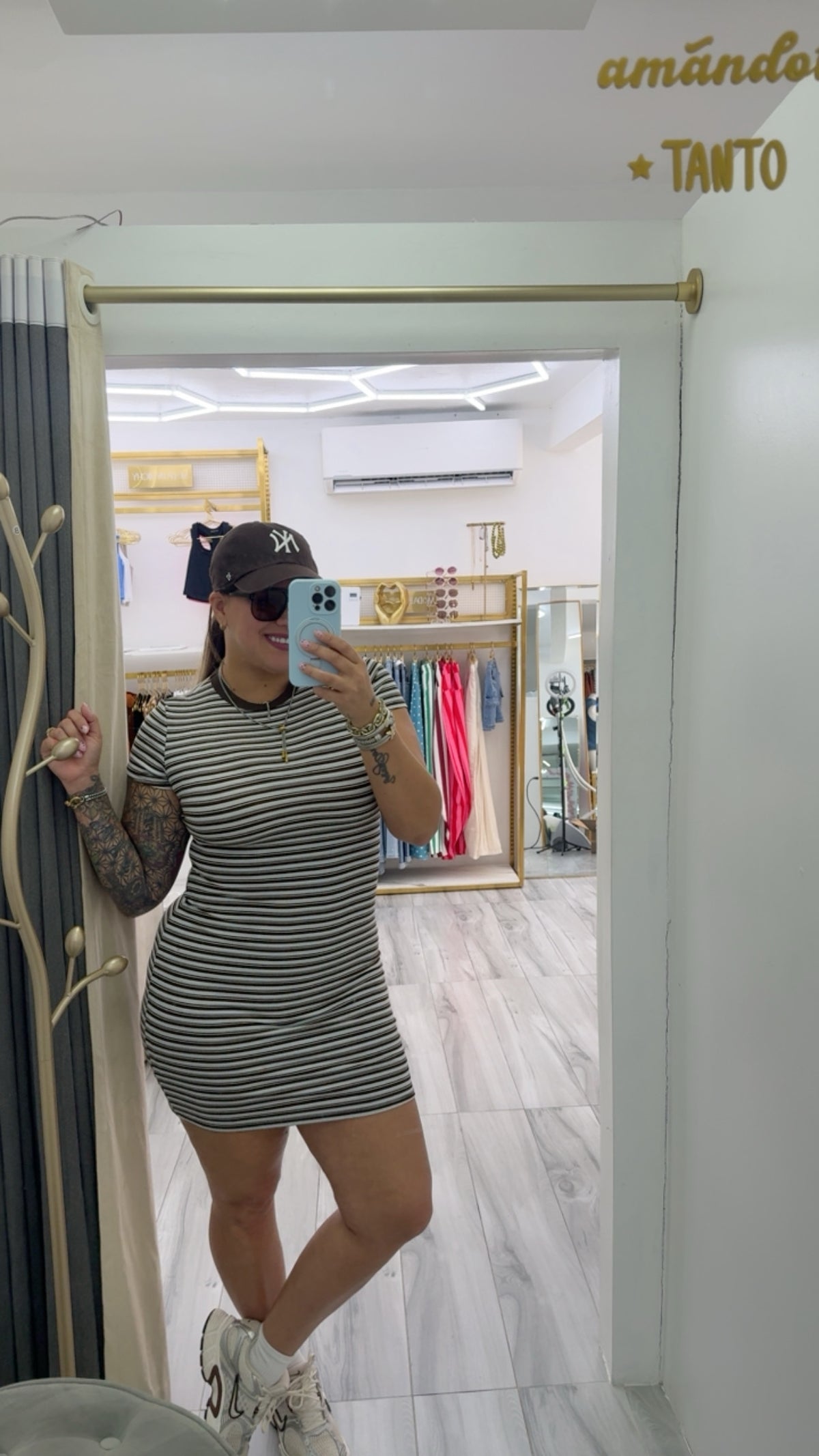 Striped Mini Dress