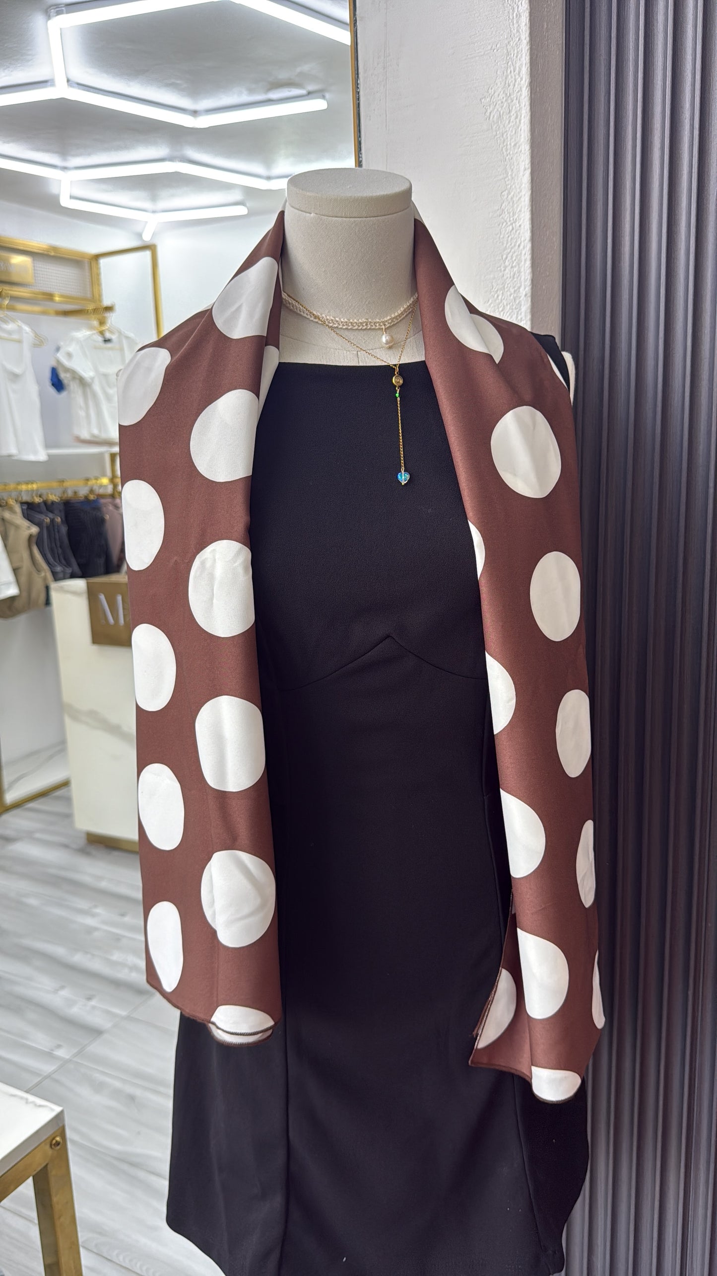 Print Long Square Scarf