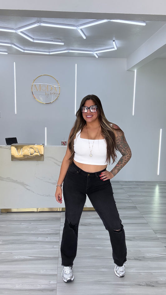 Black Denim Jeans