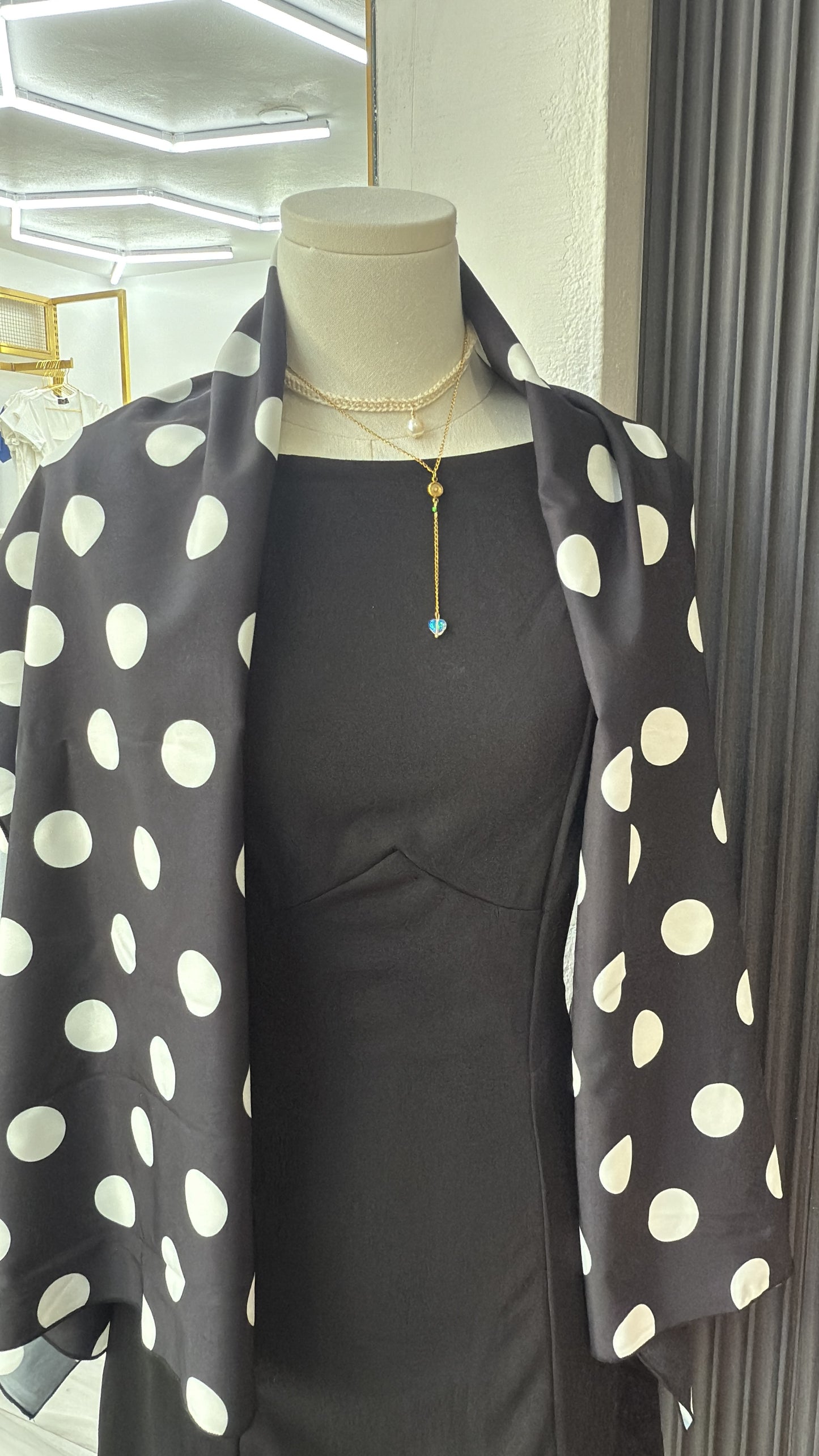 Print Long Square Scarf