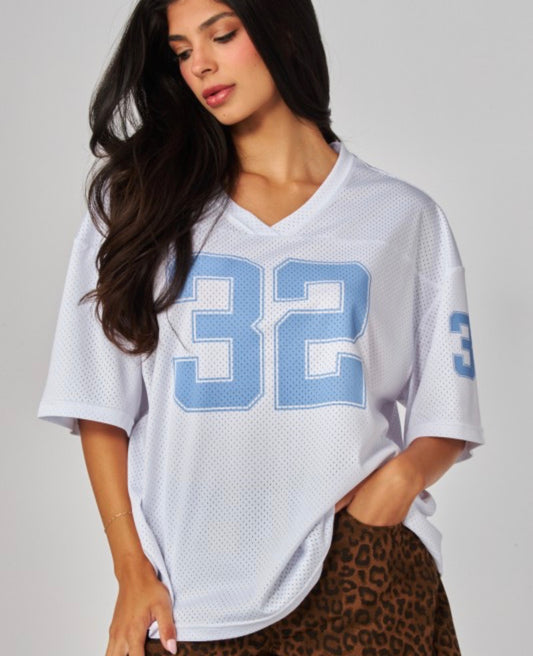 Jersey oversized mesh
